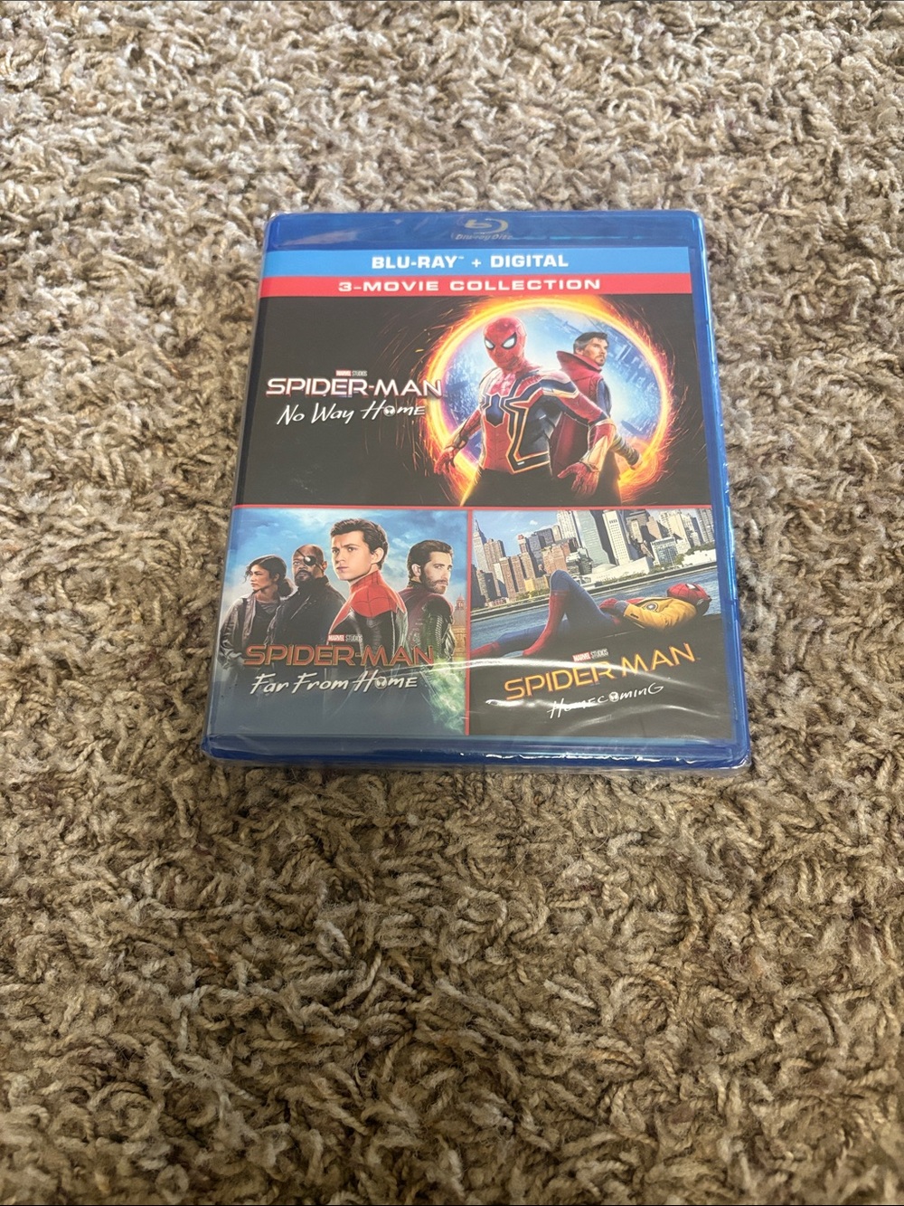 Spider-Man 3-Movie Blu-ray Collection - Blue Case Sealed